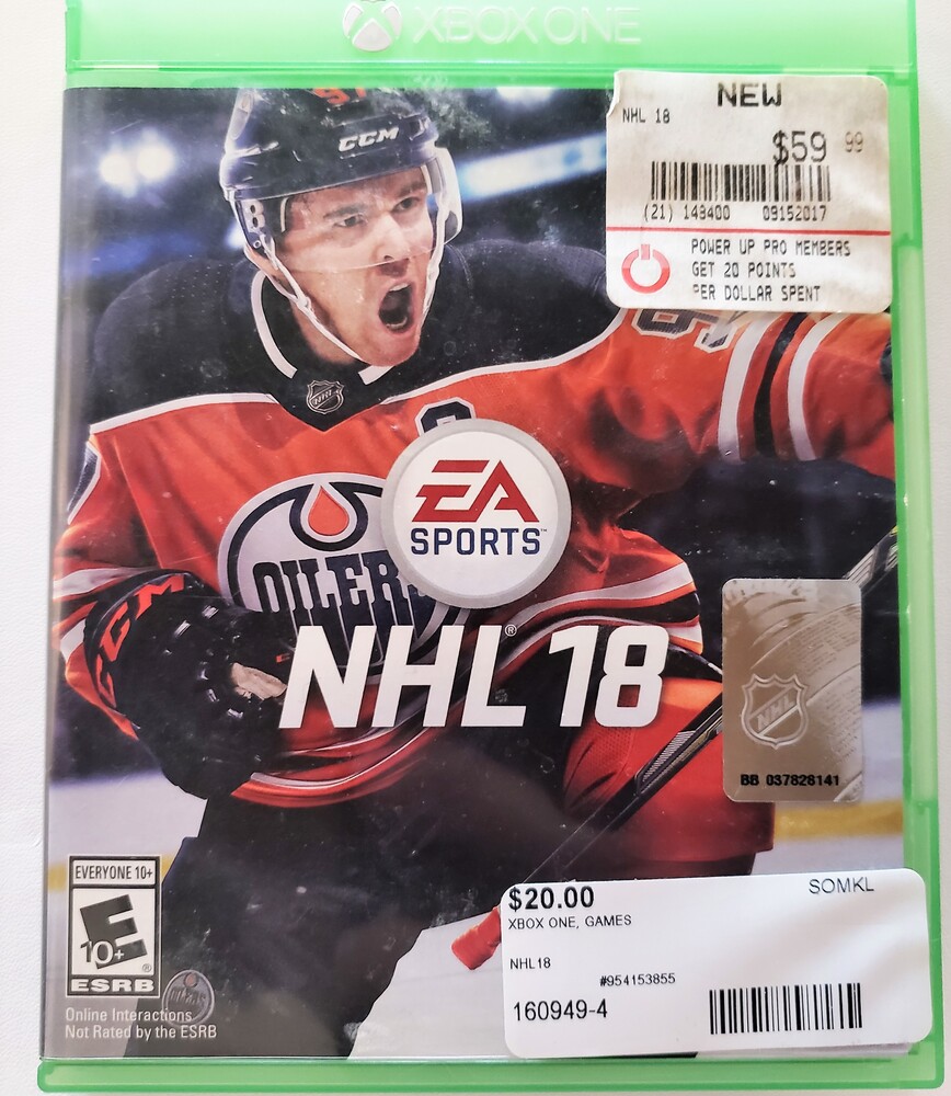 NHL 18 for Xbox One Fastcash Pawn and Checkcashers