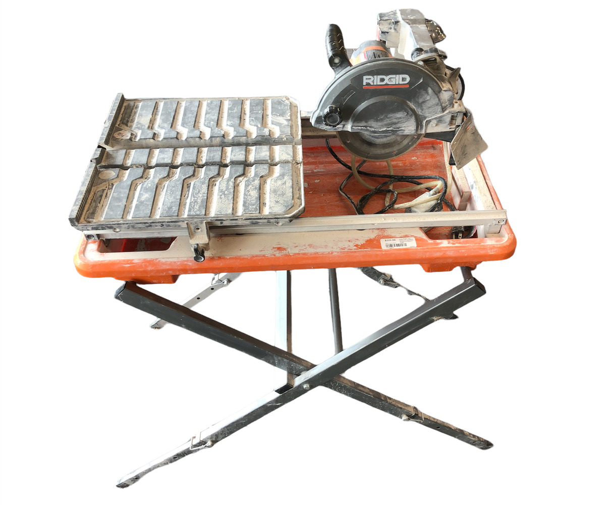 RIDGID R40311 Laser Wet Tile Saw 7Inch Blade 9Amp Fastcash Pawn