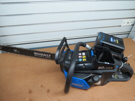  Kobalt chainsaw model KCS 180B-06 with battery and charger 