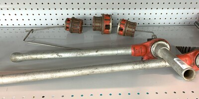  Ridgid N-65-r 1"- 2" manual pipe threader