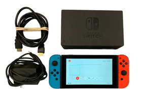 Nintendo Switch Console with Joy-Cons, Dock, and Cords