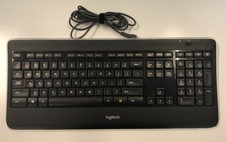 Logitech K800 (Y-R0065) Illuminated Wireless Keyboard with Dongle