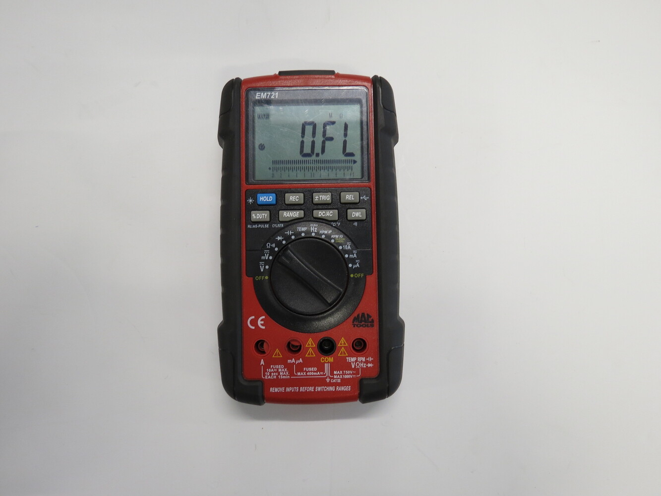 Mac Tools EM721 Digital Multimeter with Leads & Pouch Fastcash Pawn