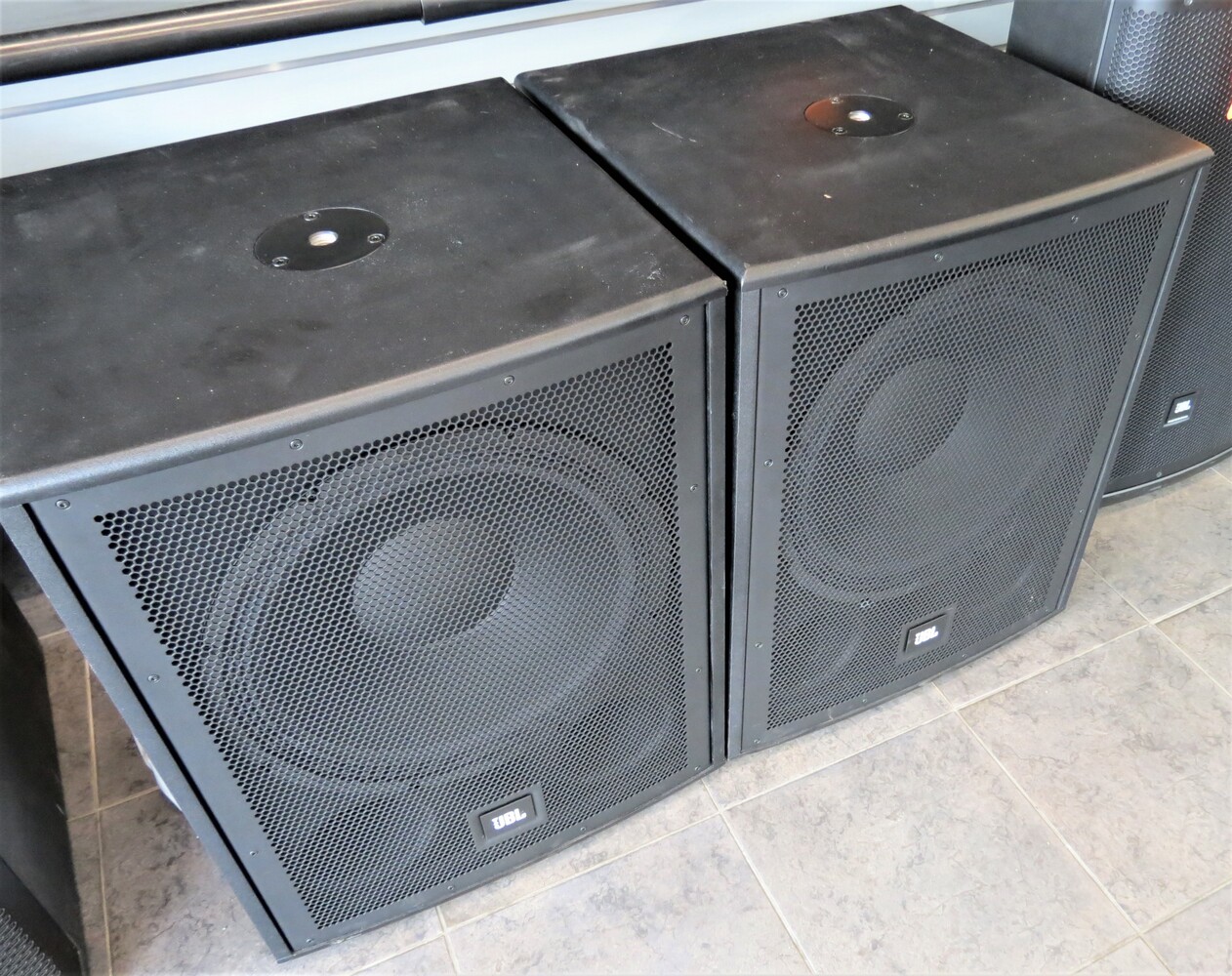 Pair of JBL IRX115S Speakers 