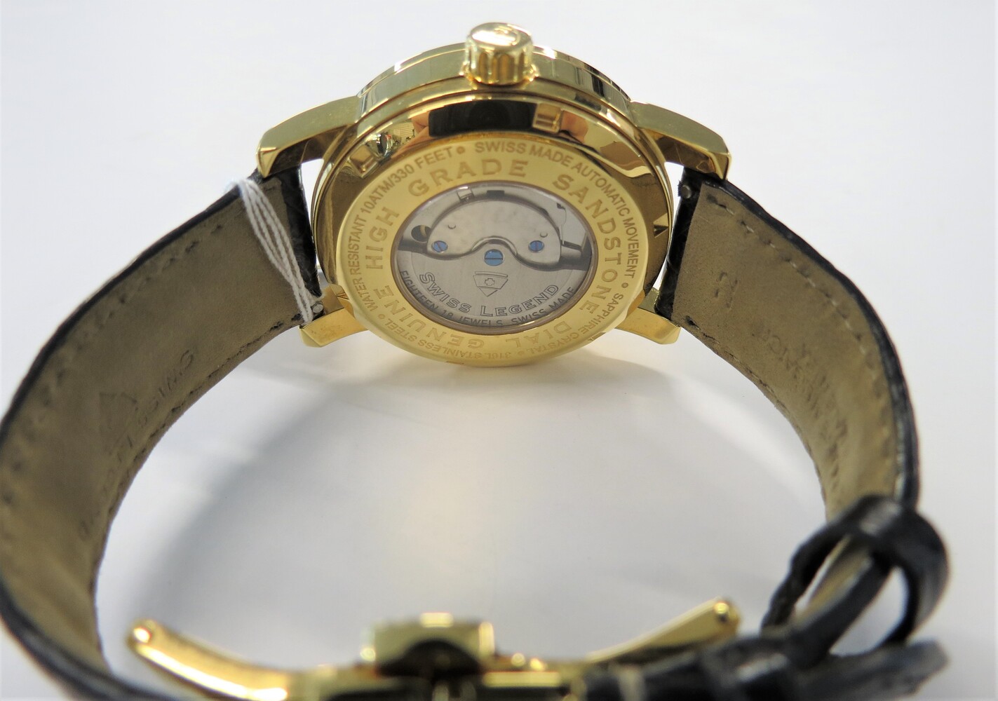 Swiss Legend Blue Sandstone Automatic Watch 