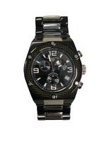 Swiss Legend Men's Throttle Chronograph Black Dial Stainless Steel Watch