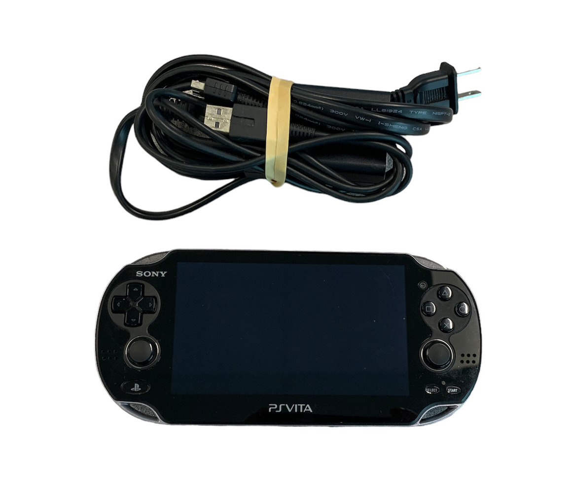 Sony PlayStation Vita Handheld Video Game Console PCH1101 & Charger