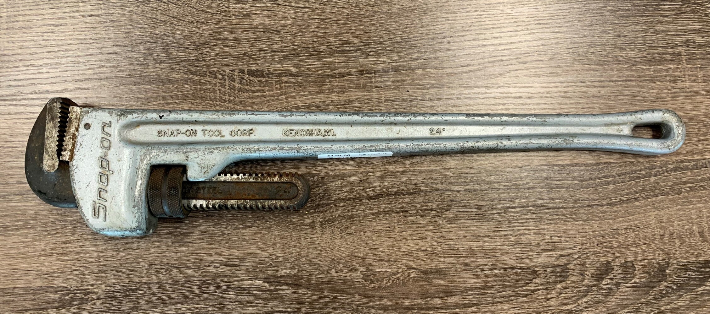 Snap On PWA24A 24 Inch Aluminum External Pipe Wrench
