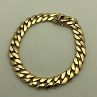 14k Yellow Gold Cuban Link Bracelet 8 Inch 53.5 Grams 9.5mm Wide