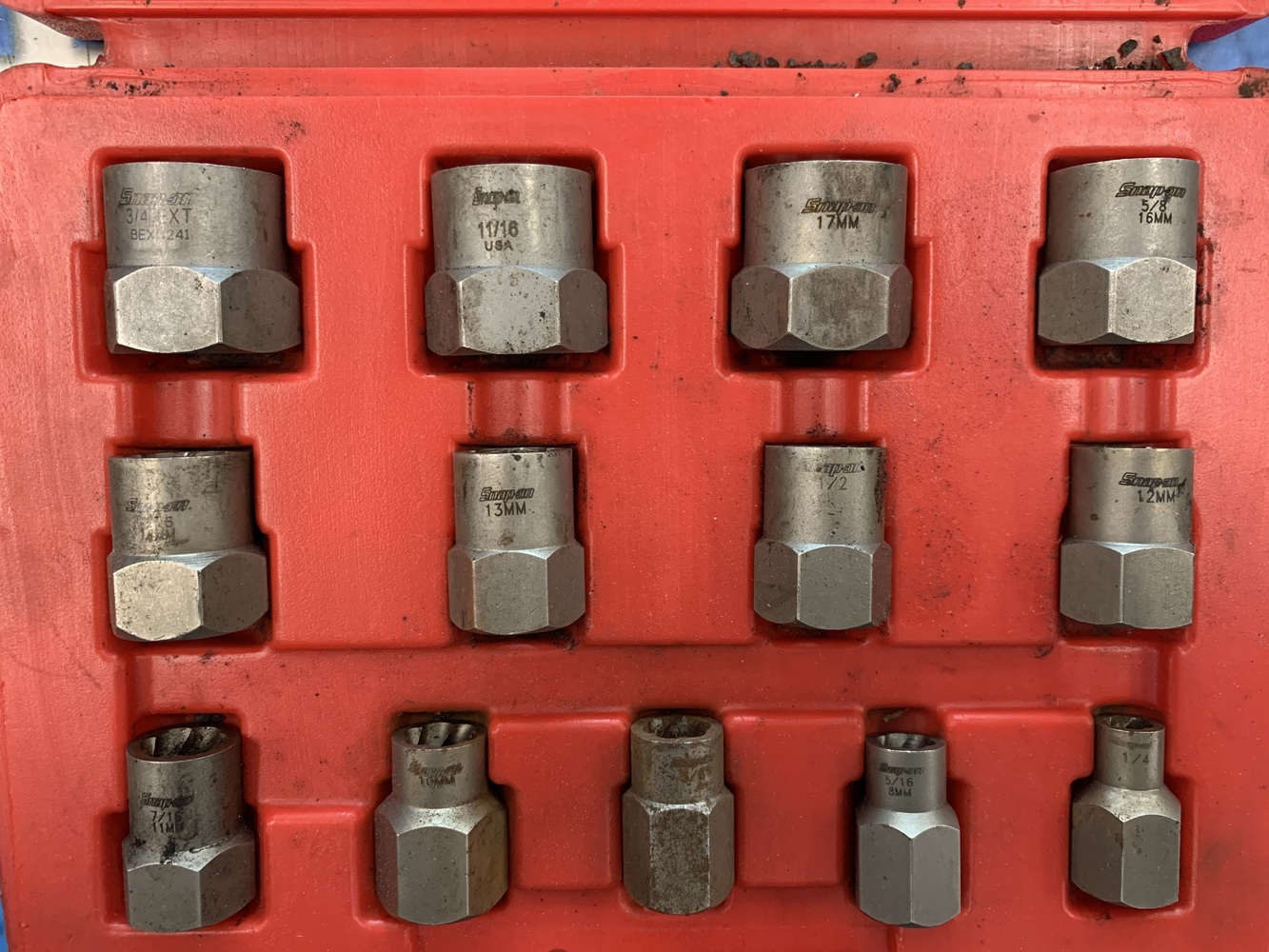 Snap on extractor socket set store