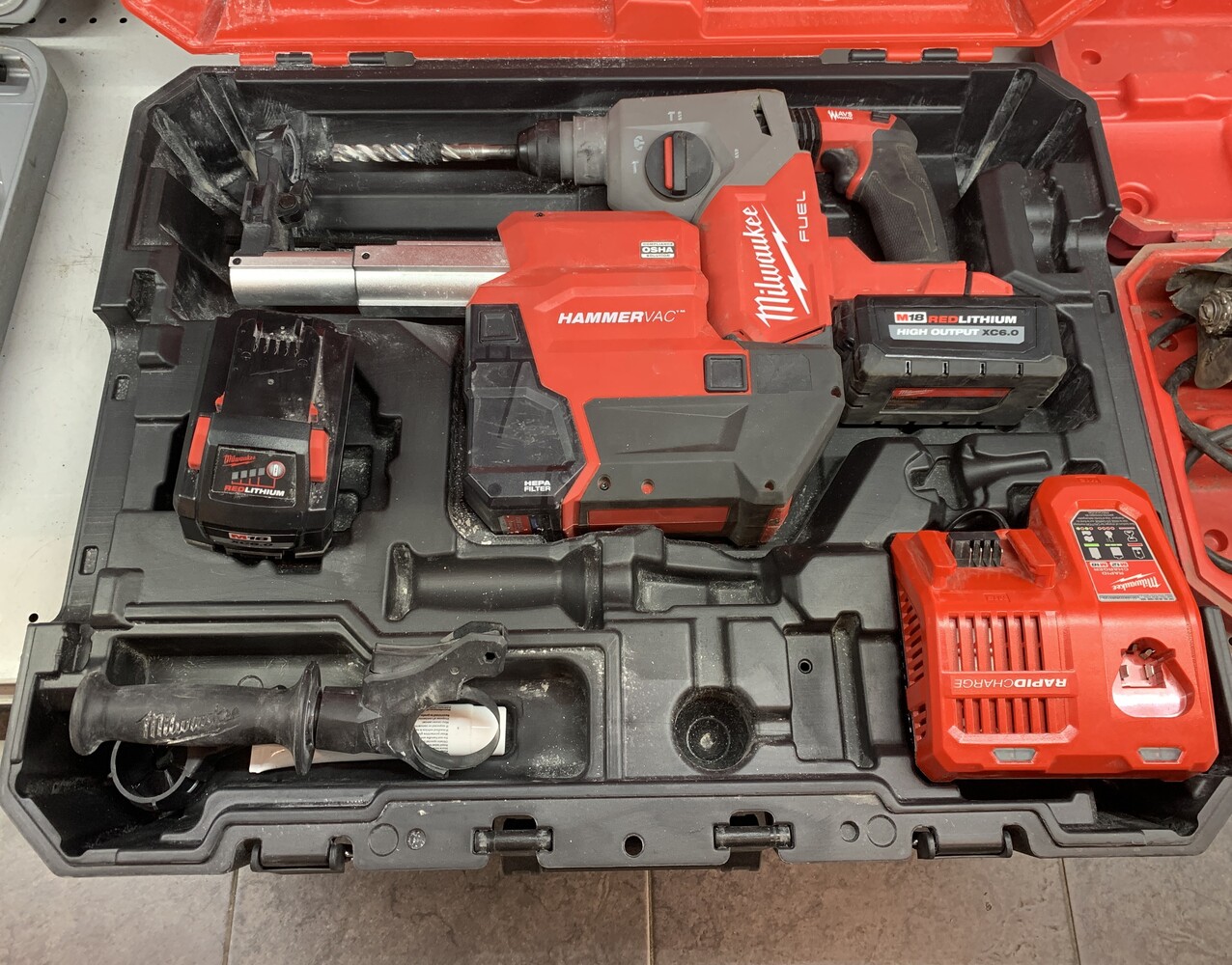 Milwaukee M18 Fuel SDS Plus Rotary Hammer Kit Model 291222DE