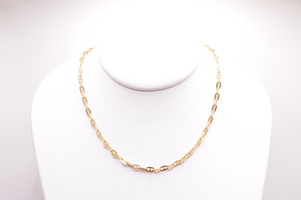 18k Yellow Gold 18" Mariner Link Chain Necklace 13.0 Grams 3.6 MM 