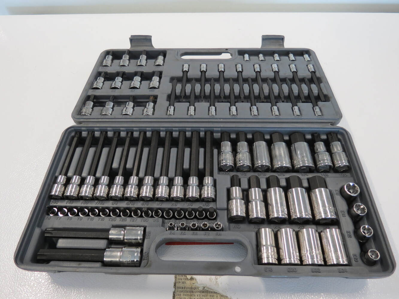 Blue Point BLPTHC87 87 PC Torx Hex Bit Socket Set in Case