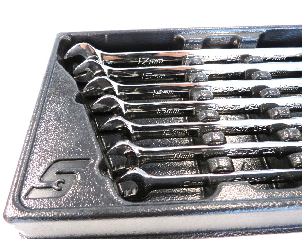 Snap On SOXRRM ID: 7pc Metric Flank Drive Plus Reversible Ratcheting Wrench Set