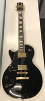 Epiphone Les Paul Custom Pro (LH) Black Beauty & Gold with Hard Case 