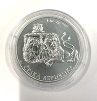 2018 Czech Republic Double Tail Lion 1oz .999 Silver Niue Island $2 Elizabeth II