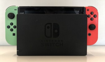 Nintendo Switch Console with Red & Green Joy Cons
