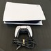 Sony PS5 disc version with one controller and power cords