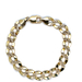  10kt Yellow Gold Curb Link 10in Bracelet 27.8g 11.3 mm