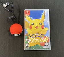 Pokemon Let's Go Pikachu! (Nintendo Switch, 2018) with Poke Ball Plus!