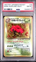 1997 P.M. Japanese Rocket Dark Vileplume Holo #45 PSA 8 NM-MT