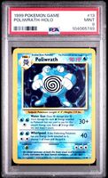 1999 Pokemon Game Poliwrath Holo #13 PSA 9
