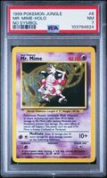 1999 Pokemon Jungle No Symbol #6 Mr. Mime Holo PSA 7