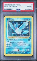 1999 Pokemon Fossil Articuno Holo #2 PSA 8