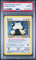 1999 Pokemon Jungle Snorlax Holo #11 PSA 8 NM-MT