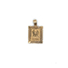10k Yellow Gold Gemini Zodiac Pendant 1.7 Grams