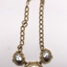 Vintage YSL Multi Colored Oval Stone 18" Necklace