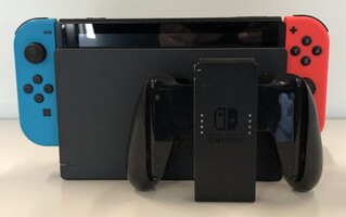 Nintendo Switch Console with Dock, Wires & Grip