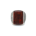 David Yurman Men’s 925 Fossilized Dinosaur Bone Signet Ring Sz 10.75 22.5 Grams