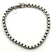  Tiffany & Co. Sterling Silver 7.5" Venetian Box Chain Link Bracelet 16.0 Grams