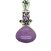 Sterling Silver Phosphosiderite & Amethyst Teardrop Pendant 14.7 Grams