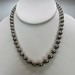  Tiffany & Co 15" Sterling Silver Graduated Ball Bead Beaded Necklace