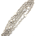 Tiffany & Co Sterling Silver 8" 5-strand Puffed Heart Toggle Bracelet