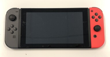 Nintendo Switch Console with Gray & Red Joy Cons *AS IS*