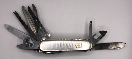 Victorinox Sterling Silver 925 YG 750 Tiffany & Co Champ Swiss Army Knife