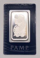 PAMP Suisse Lady Fortuna .999 Fine Silver 1oz Bar in Original Assay Package