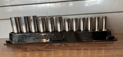Snap On 12pc 3/8” Deep 6-point Socket Set MFMS 8-19mm w/ PAKTY241