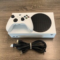 Xbox Series S with one controller and cords 