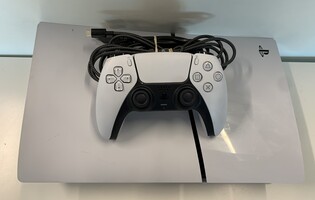 Sony PS5 Slim Disc Version with Wires & Controller