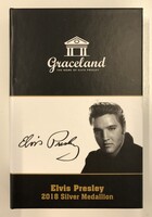 2018 Elvis Presley Silver Medal 1 oz .999 Colorized & Gold Gilt NGC GEM UNC