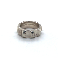 Tiffany & Co Sterling Silver Sz 8 "Paloma Picasso" Groove Band Ring 13.8 Grams