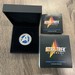 2023 Samoa 1oz Silver Star Trek Universe Five Dollar Antique Finish Blue Lacquer